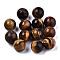 Natural Tiger Eye Beads, Gemstone Sphere, No Hole/Undrilled, Round, 8mm