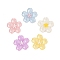 Sakura Series Opaque Resin Cabochons, Mixed Color, 28x28.5x5mm