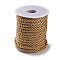 Nylon Twisted Round Cord, for Bag Strap Making, Tan, 5~5.5mm, about 10.94 Yards(10m)/Roll