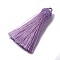 Nylon Tassel Pendants, Medium Purple, 70~72x17~18mm, Hole: 3~4mm