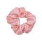 Satin Fibre Hair Ties for Girls Women, Pink, 90mm