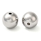 Brass Beads, Cadmium Free & Nickel Free & Lead Free, Round, Platinum, 10mm, Hole: 1.8mm