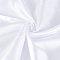 1Pc Polyester Satin Fabric, Clothing Accessories, White, 1500x1500x0.3mm