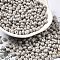 Baking Paint Glass Seed Beads, Donut, Gainsboro, 4x2.5mm, Hole: 1mm, about 137pcs/10g