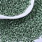 MIYUKI Delica Beads, Cylinder, Japanese Seed Beads, 11/0, (DB0414) Galvanized Dark Sea Foam, 1.3x1.6mm, Hole: 0.8mm, about 10000pcs/bag, 50g/bag
