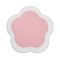 Flower-Shaped Silicone Heat Insulation Coasters, Restaurant Western Placemat, Pink, 165x165x4.5mm