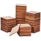 PandaHall Elite 120 pcs 5cm(2 inch) Unfinished Blank Wood Squares Slices Wood Cutouts Pieces for Pyrography Painting Writing DIY Arts Craft Project Book Signing
