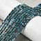 Natural Apatite Beads Strands, Faceted, Round, 2~2.5mm, Hole: 0.5mm, about 194~197pcs/strand, 15.28''~15.51''(38.8~39.4cm)