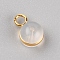Silicone Ear Nuts/Earring Backs with Hole Finding, Loop with 316 Stainless Steel, Golden, 8x5x4mm, Hole: 1mm and 1.5mm