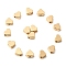 Brass Beads, Heart, Cadmium Free & Nickel Free & Lead Free, Long-Lasting Plated, Real 18K Gold Plated, 6x7x3.5mm, Hole: 1.6mm