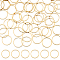 50Pcs 201 Stainless Steel Linking Rings, Round Ring, Golden, 11.5x1mm