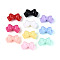 Opaque Acrylic Beads, Bowknot, Mixed Color, 24~24.5x13.5x11mm, Hole: 2.5mm, about 304pcs/500g