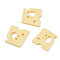 Opaque Resin Decoden Cabochons, Play Food, Imitation Food, Cheese, Moccasin, 19.5x19.5x3mm