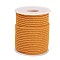 Nylon Threads, Milan Cords/Twisted Cords, Goldenrod, 3mm, about 21.87 yards(20m)/roll