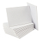 Wood and Cotton Painting Canvas Panels, Blank Drawing Boards, for Oil & Acrylic Painting, Rectangle, White, 10x15x0.35cm