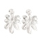 Transparent Acrylic Pendants, Leaf Charms, Clear, 31.5x18.5x4mm, Hole: 3mm, about 462pcs/500g