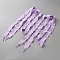 Polyester Shoelaces, Plum, 1190x23x0.3mm