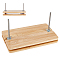 Wood Book Binding Machine Kits, with Screw & Wing Nut, BurlyWood, 235x130x10mm