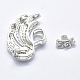 925 Sterling Silver Box Clasps STER-P037-53P-4