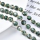 Natürliche grüne Fleck Jaspis Perlen Stränge G-N326-100-07-4