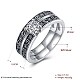 Anillos de dedo de plata 925 esterlina tailandesa RJEW-BB30829-9-7