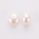 Perle di perle d'acqua dolce coltivate naturali di grado aaa PEAR-R008-11-12mm-01-4