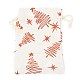 クリスマステーマの綿生地布バッグ  巾着袋  クリスマスパーティースナックギフトオーナメント用  混合模様  14x10cm X-ABAG-H104-B-2