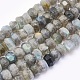 Natural Labradorite Beads Strands G-O166-31-8x5mm-1