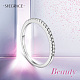 Shegrace 925 anello in argento sterling placcato rodio JR727A-02-4