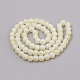 Chapelets de perles en verre électroplaqué EGLA-S134-4mm-A01-2