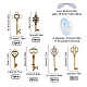 SUNNYCLUE Skeleton Key Charm DIY Jewelry Making Kit for Crafts Gifts DIY-SC0017-35-2