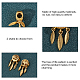 SUPERFINDINGS 16Pcs 2 Style Tree of Life Dream Catcher Charms With Leaf Tassel Golden Family Big Hole Bead Charms 25x11x6~77mm Feather Tassel Bead Pendants for European Necklace Jewelry MPDL-FH0001-08-4