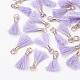 Polycotton(Polyester Cotton) Tassel Pendant Decorations FIND-S275-28G-2