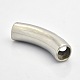 Smooth Surface 316 Stainless Steel Smooth Curved Tube Beads STAS-O047-03-1