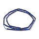 Dyed Natural Lapis Lazuli  Beads Strands G-H255-20-3