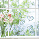 Waterproof PVC Colored Laser Stained Window Film Adhesive Stickers DIY-WH0256-021-7