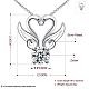 Fashion Jewelry Silver Plating Pendant Necklaces NJEW-BB19125-01-5