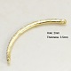 Mixed Alloy Grade A Crystal Rhinestone Curved Tube Links connectors X-RB-B067-A01M-3