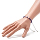 Set di bracciali regolabili con perline intrecciate in filo di nylon BJEW-JB06440-6