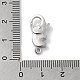 925 застежка-когти из стерлингового серебра с родиевым покрытием STER-D003-59A-P-3