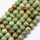 Naturali verde opale perle fili G-K209-04B-10mm-1