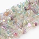 Natural Electroplated Fluorite Beads Strands G-G767-08B-1