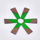 Resin & Walnut Wood Pendants X-RESI-S358-83E-1