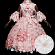 Blumenmuster-Polyesterstoffe&nbsp;DIY-WH0622-079-6