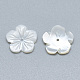 Perles de coquillage blanc naturel SSHEL-S260-007-2