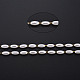 304 catena di perline imitazione perla in acciaio inossidabile e plastica abs CHS-S008-014A-G-4