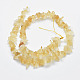 Chapelets de perles de citrine naturelle G-F547-33-A-2