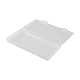 (vendita di liquidazione difettosa: graffiata) scatole contenitori con perline a griglia in plastica CON-XCP0001-26-2
