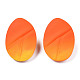 Accessoires de puces d'oreilles en fer peints au spray IFIN-N008-021C-2