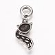 304 Stainless Steel European Dangle Charms OPDL-G006-33AS-2